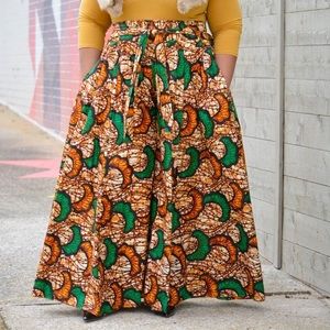 Gaucho Pants - ONE SIZE - complete elastic waist